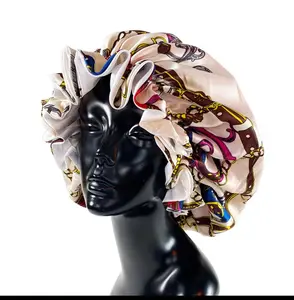 Auntie Ama’s Reversible Satin Bonnet Luxury Pattern