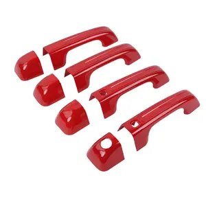 Exterior Door Handle Cover Inserts Handles For Dodge Ram 2018+ Premium Edition car accessory