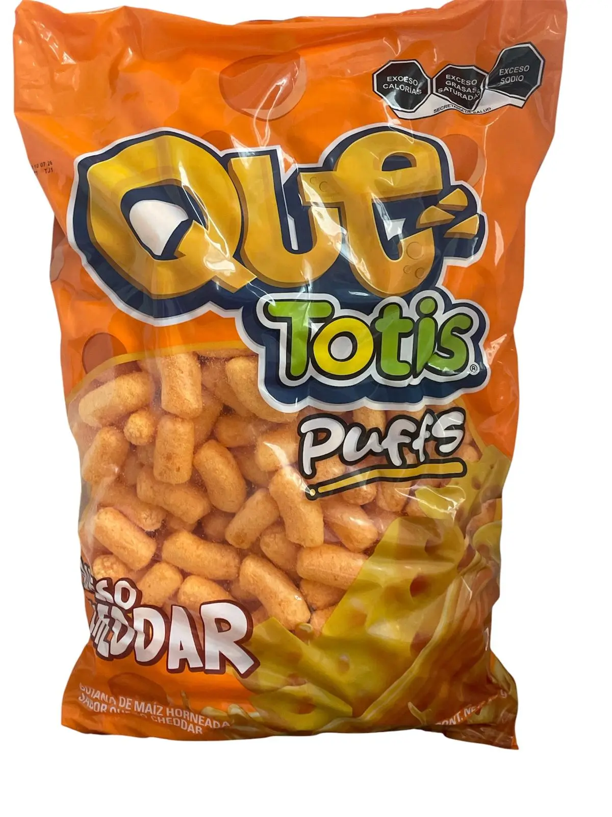 QUE TOTIS PUFF, QUESO CHEDDAR-   400g