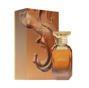 Afnan Delicious Bouquet Eau De Parfum for Women 2.7 Fl. Oz 80 ml Warm Sweet Caramel Vanilla Fragrance with Soft Floral Accents