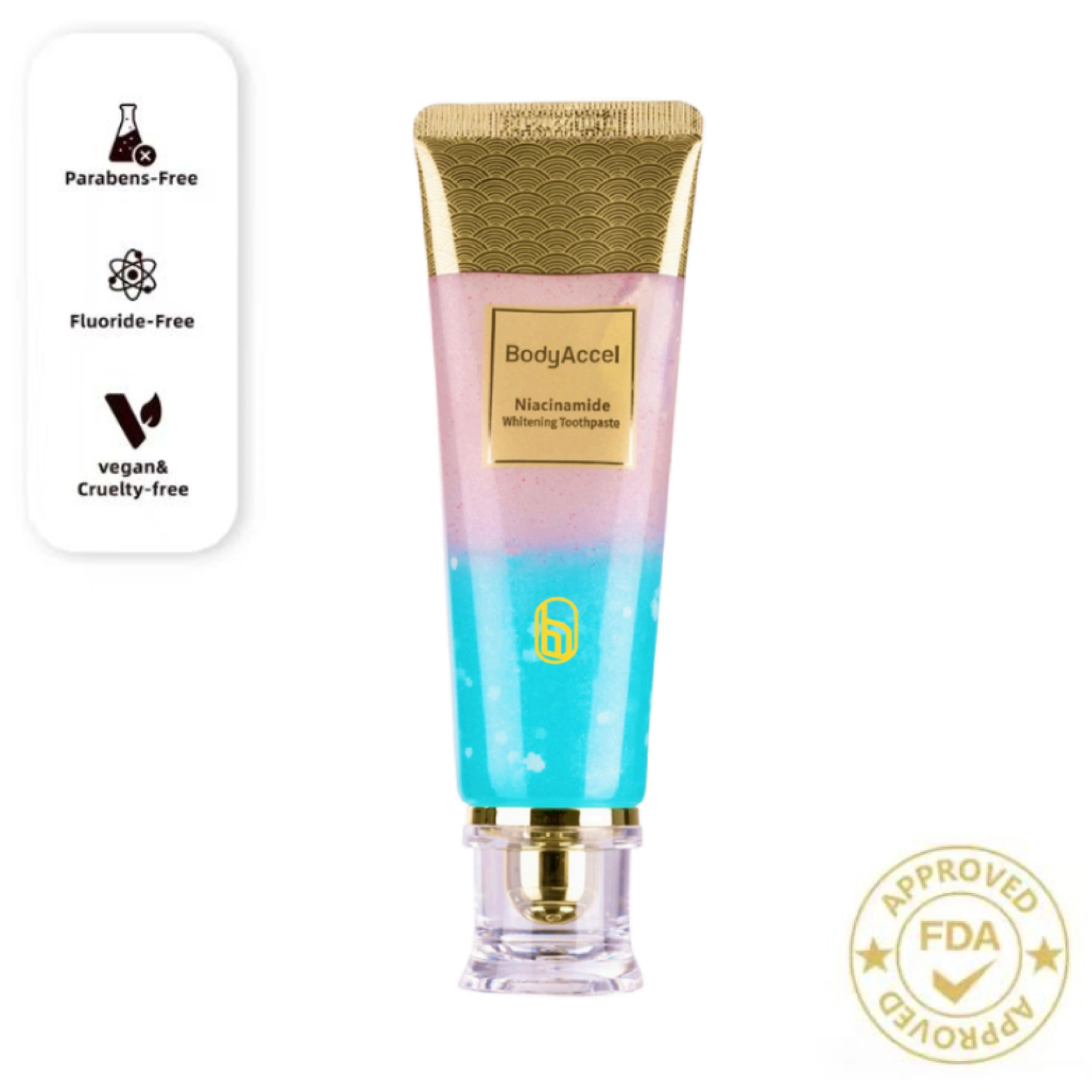 MAX BodyAccel Niacinamide Whitening TeethToothpaste