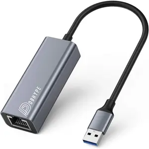 USB to Ethernet Adapter, Driver Free USB 3.0 to Gigabit Ethernet LAN Network Adapter, 100/1000 Mbps RJ45 Internet Adapter Compatible with Laptop, MacBook, Surface, PC with Windows, XP, Mac/Linux