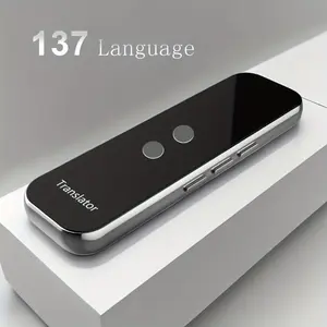 1pc Intelligent Language Translator, Portable BT Translator for Travelling Learning Shopping Business