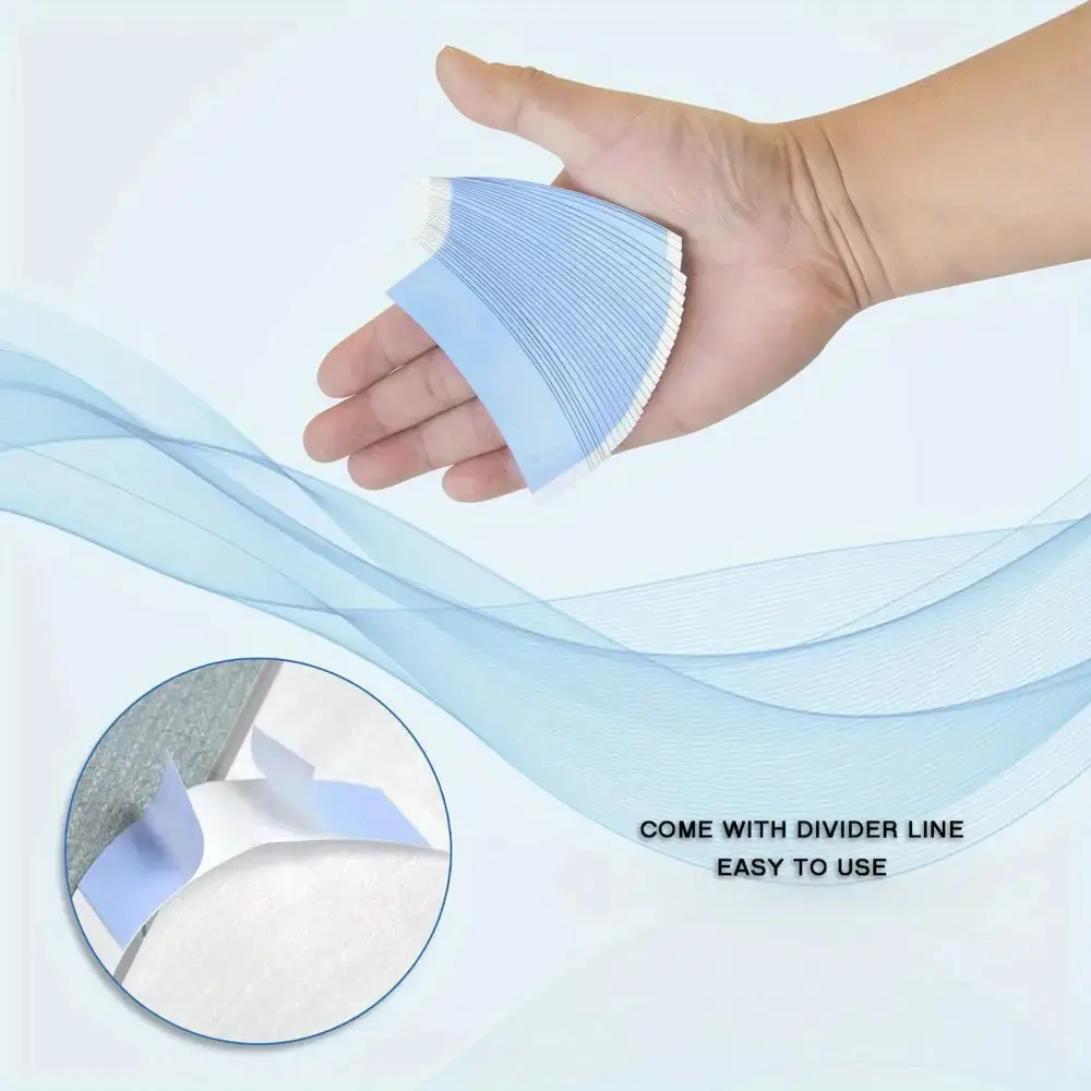 36pcs New Strong Supertape Double-Sided Wig Adhesive Tape - Invisible Hair-Friendly Lace Wig & Toupee Extension Tape, Gentle on Hair, Secure Hold for Natural Look, Invisible Hair Tape, Easy Application Tape, Skinfriendly Tape