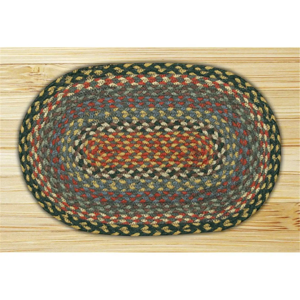 212 MAIN Earth Home Decorative Rug 46-043 - Burgundy-Blue-Gray Round Equestrian Accessory, Natural Fiber Jute, Biodegradable Eco-Friendly, Spot Cleaning Compatible Home Decor Rugs, Home Decorative Rugs, Natural Fiber Rug