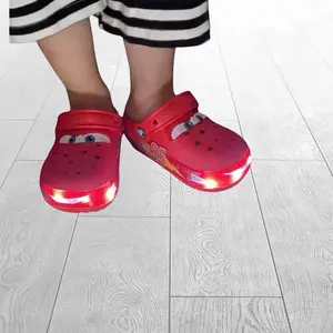 Little Light-up Lightng MQ Cross Shoe Clog J3-C8, Gift For Kid, Soft For Everyday Comfort Footwear, Closed Toe