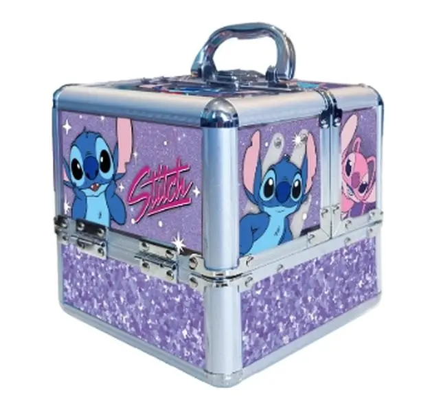 Disney Townley Girl Glitter Cosmetics Kit - Makeup Kit Set with Lip Gloss, Eyeshadow, Nail Polish, Brush, Compact - Pretend Play Beauty Products for Kids (Ages 3+) for Parties, Makeovers