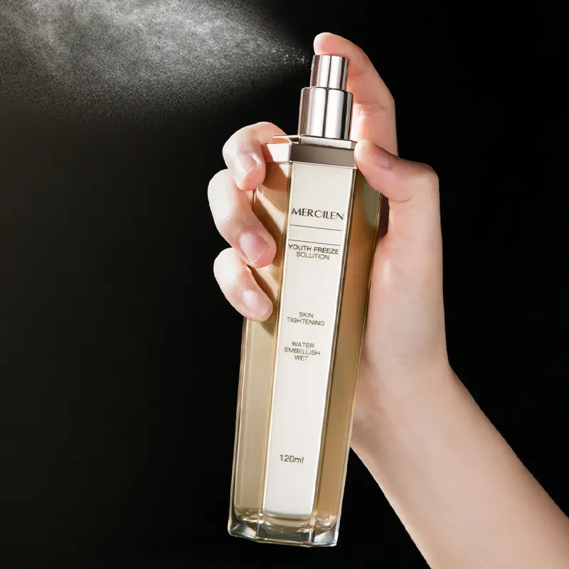 Menghelam Youth Fix Liquid 120ml, Makeup Finishing Hydrating Lightweight Fixing Spray Setting Sprays rich in collagen, moisturizing hydrating essence, moisturizing and rejuvenating, firming and thinning fine lines, suitable for all skin types