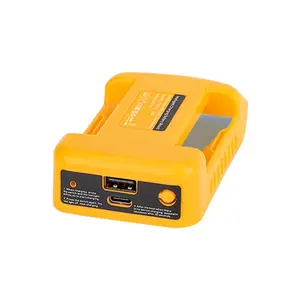1pc Universal Battery Adapter for Dewalt 18V/20V MAX Lithium Battery - Fast USB Type C PD Power Source Charger with Efficient Power Conversion - Compatible with 20v 18V MAX Lithium Battery, Adapter Only