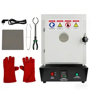 110V Jewelry Melting Furnace with Viewing Window - Digital Thermostat Oven with 6mm Insulation Board