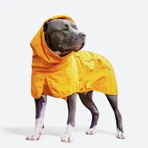 Spark Paws Breatheshield Dog Raincoat - Waterproof Windproof Rain Jacket, for Small Medium Large Extra Large Dogs, Reflective Full-Body Coverage Dry Suit