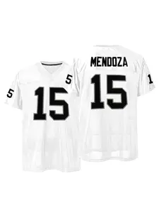 Men's Las Vegas #15 Embroidered American Football Jersey Loose Breathable Short Sleeve Pullover Sportswear Classic Retro Mesh Shirts For Adults Soccer Uniform Suitable for Street Wear Hip Hop Football Style Daily Party Training
