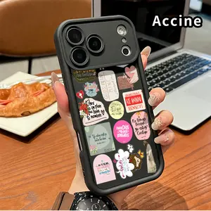 Phone Case for iPhone 17 Pro Max 16 Plus 15 14 13 12 11 Air E Inspirational Bible Verse Straight Edge Upgraded Lens Protection Durable Bumper Cover