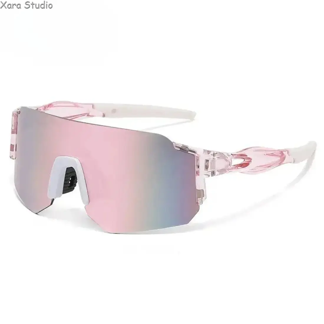 Women's Polarized Sports Sunglasses, Lightweight Windproof Wrap Style with UV400 Protection for Cycling, Running, and Driving, Sunglasses For Sports, Uv Protective Eyewear, Windproof Mtb Sunglasses