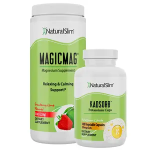 NaturalSlim Ultimate Metabolic Support Duo: MagicMag Magnesium & Kadsorb Potassium natural antioxidant NaturalSlim Ultimate Metabolic Support Duo: MagicMag Magnesium & Kadsorb Potassium natural antioxidant
