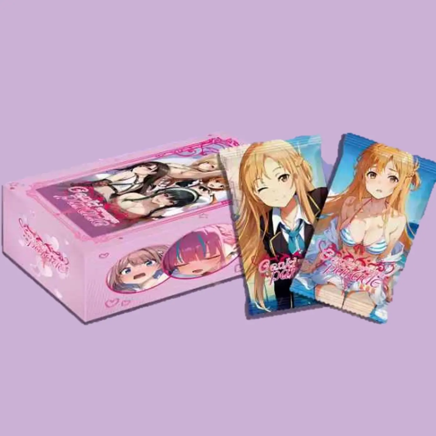 New Goddess Story Genki Parade Waifu Rare Collection Card Box CCG