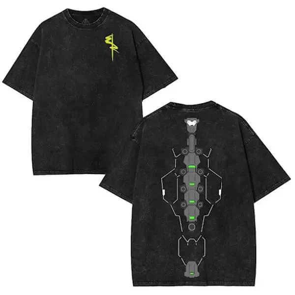 Men's Streetwear Graphic T-Shirt - Menswear, Cyberpunk Edgerunners David Martinez Vintage, Relaxed Fit, Acid Wash, Lightweight Breathable Cotton, Round Neck, Short Sleeve, Casual Unisex Top