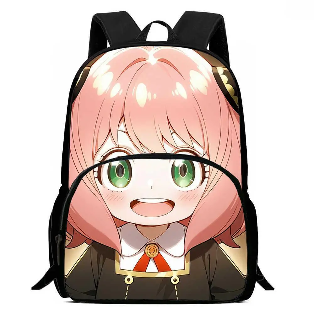 Spy x Family Anya Close-Up Single Backpack, Girls Cute Anime Oxford School Bookbag
