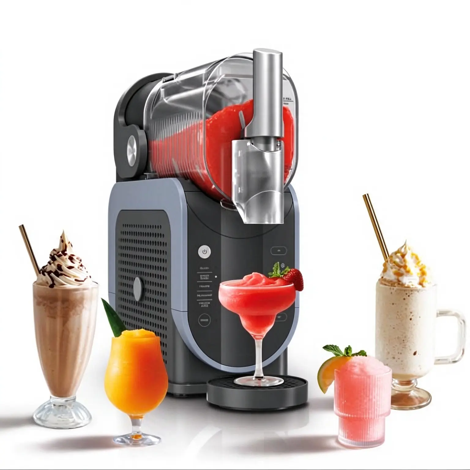 Professional Frozen Drink Slushie Maker, Home Frozen Beverage Machine for Smoothies, Frappes & Margaritas