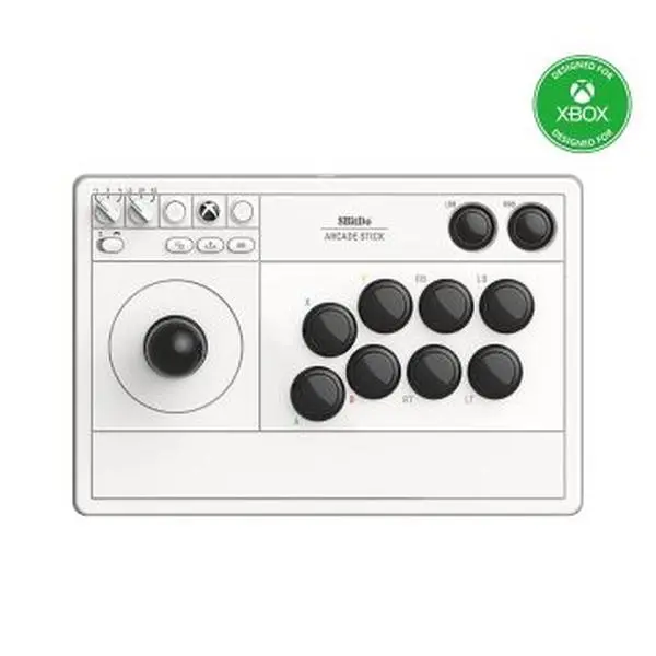 8BitDo Wired/Wireless Arcade Stick for Xbox X/S/One, PC and Mac - White