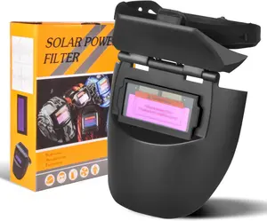 GNI Solar Powered Auto-Darkening Welding Helmet, Upgrade Portable Foldable Welder Mask, True-Color Shield for Stick, MIG Welding, Weldingmask