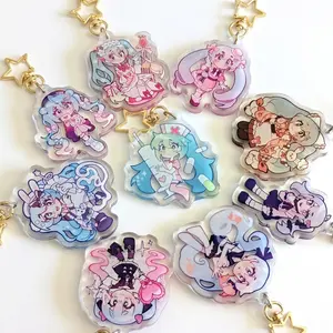 Hatsune Miku Vocaloid Acrylic Chibi Keychains | Vampire/Bottle/Macaron/Love Sailor/Love Ward/Fashion/Winter/Strawberry/Bunny