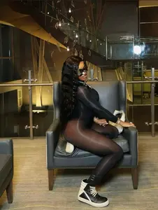 "Midnight Liquid Catsuit"