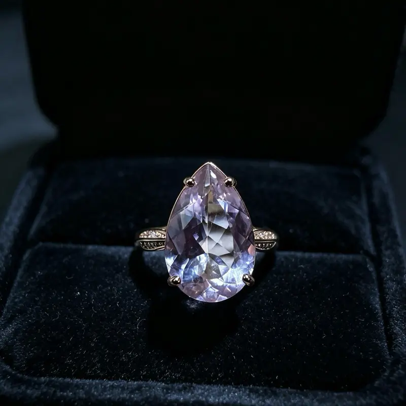<PingEast jewelry > Natural morganite rings