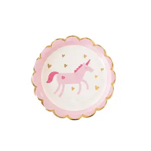 Magical Unicorn Paper Plate