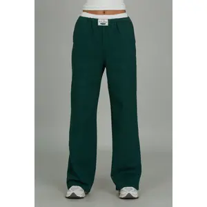 Hunter Green Wide Leg Sweatpant