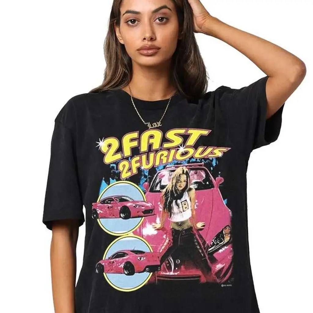 2 Fast 2 Furious Vintage Bootleg Graphic Tee Honda S2000 Suki Collection XY030807