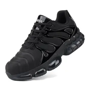 Steel Toe Shoes Industrial Work Sneakers for Men & Women Lightweight Anti-Smash Shock-Absorbing Puncture Proof Indestructible Construction