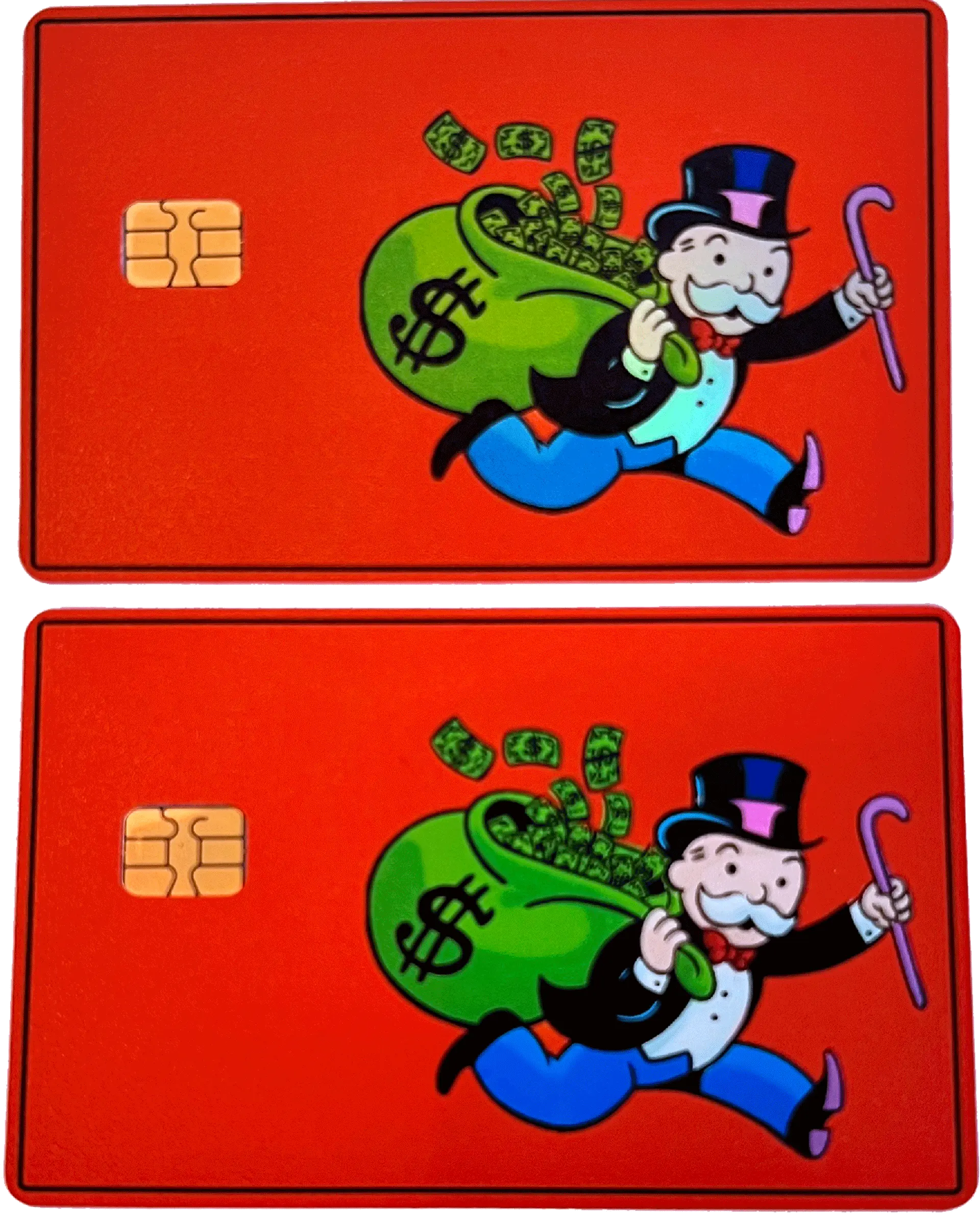 Monopoly Man Card Skin (2pcs)