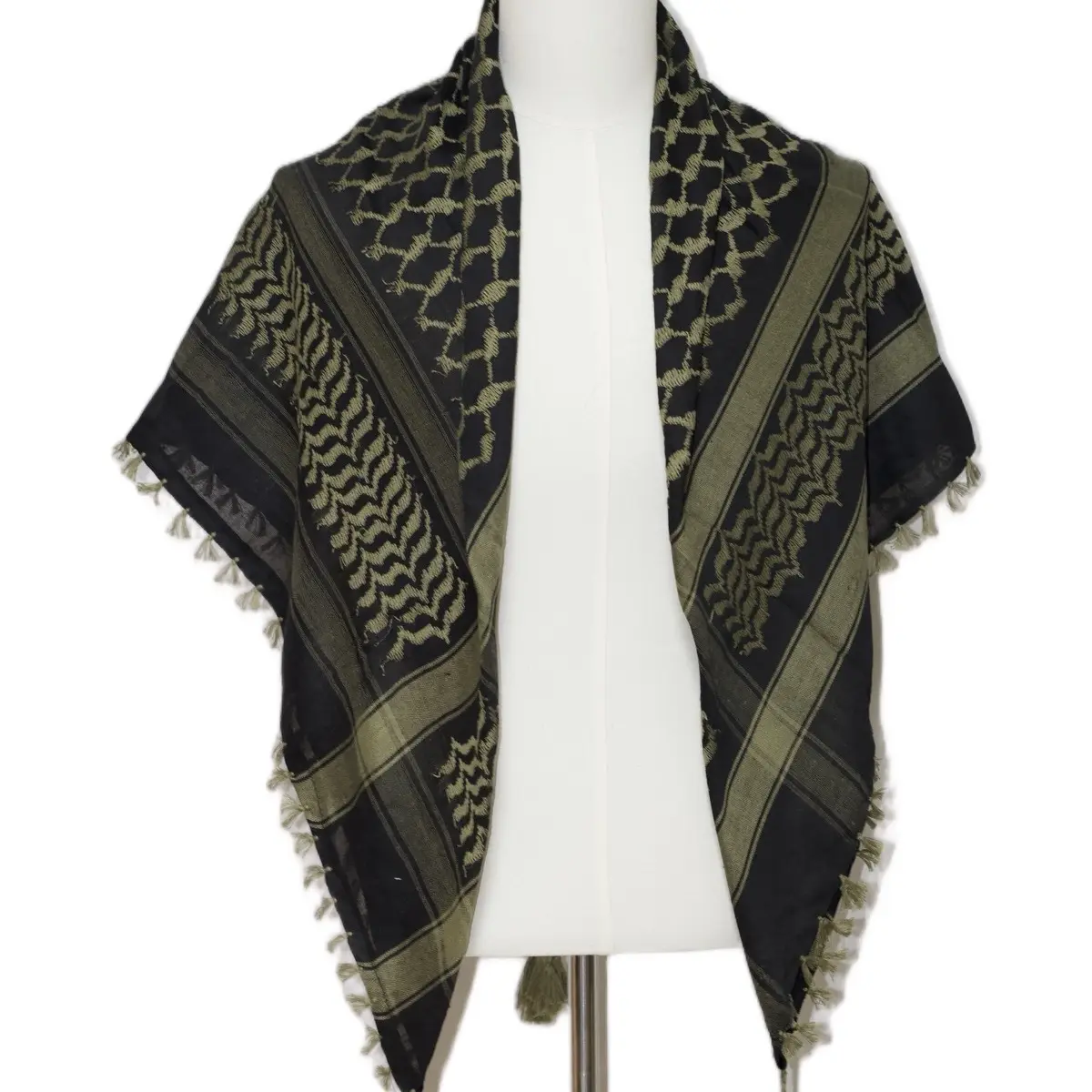 Ahla Shabab Black & Olive Hatta/Kuffiyeh