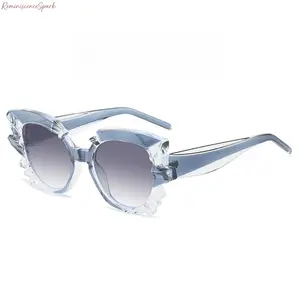 Women's 2026 New Edgy Cat-Eye Sports Eyewear, UV400 Protection, Unique Frame, Fashion Sunglasses for Daily Wear, Street Style, Edgy Sports Eyewear