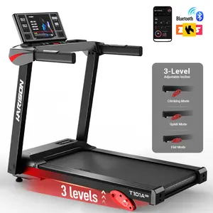 HARISON Heavy Duty Treadmill for Home Gym, 3.0HP Quiet Incline Running Machine with 300 LBS Capacity & Extra Wide Belt Portable Walking Pad Home Gym New Woodway Equipment Treadmills Treadmills Home Quiet and Suitable for Home and Office（TKHR-T101A)
