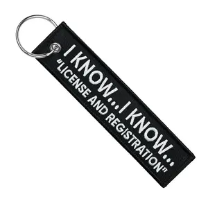I Know... License And Registration - Motorcycle Keychain