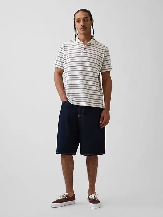 Navy Blue & Chino Beige Stripe