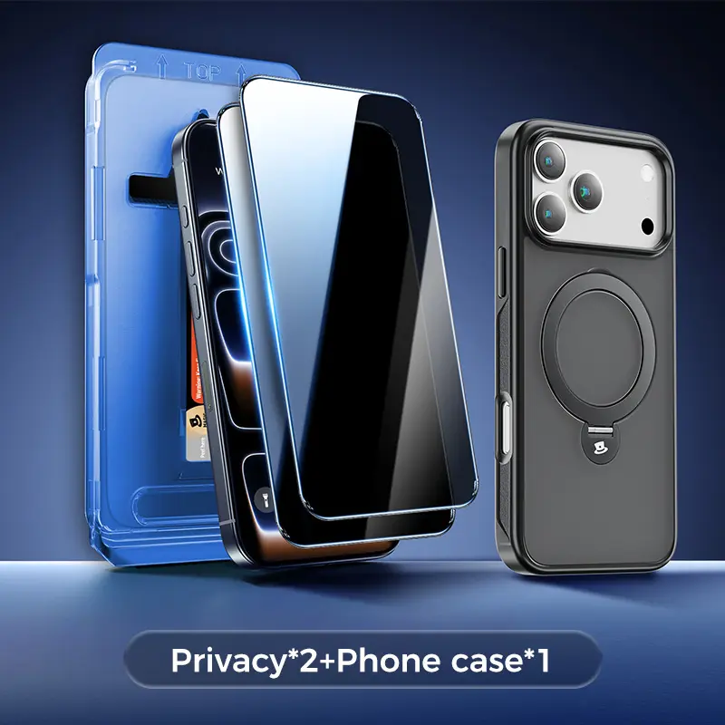 Privacy+Phone case-Black