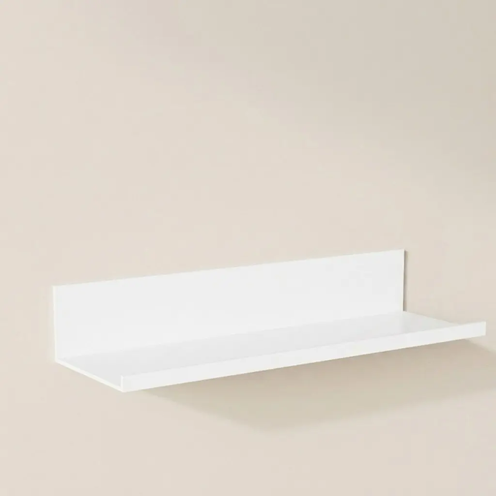 30/40/50cm Wall Shelf Metal Bathroom Floating Shelves, Wall Shelf Unit, No Drill Mirror Shower Organizer, Living Room Kitchen Storage Ledge Wall Mounted Shelf, Shelf For Wall