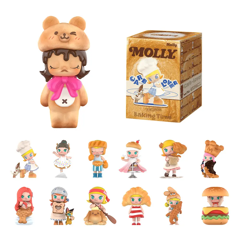 POP MART MOLLY Carb-Lover Series Figures,  Surprise Gift