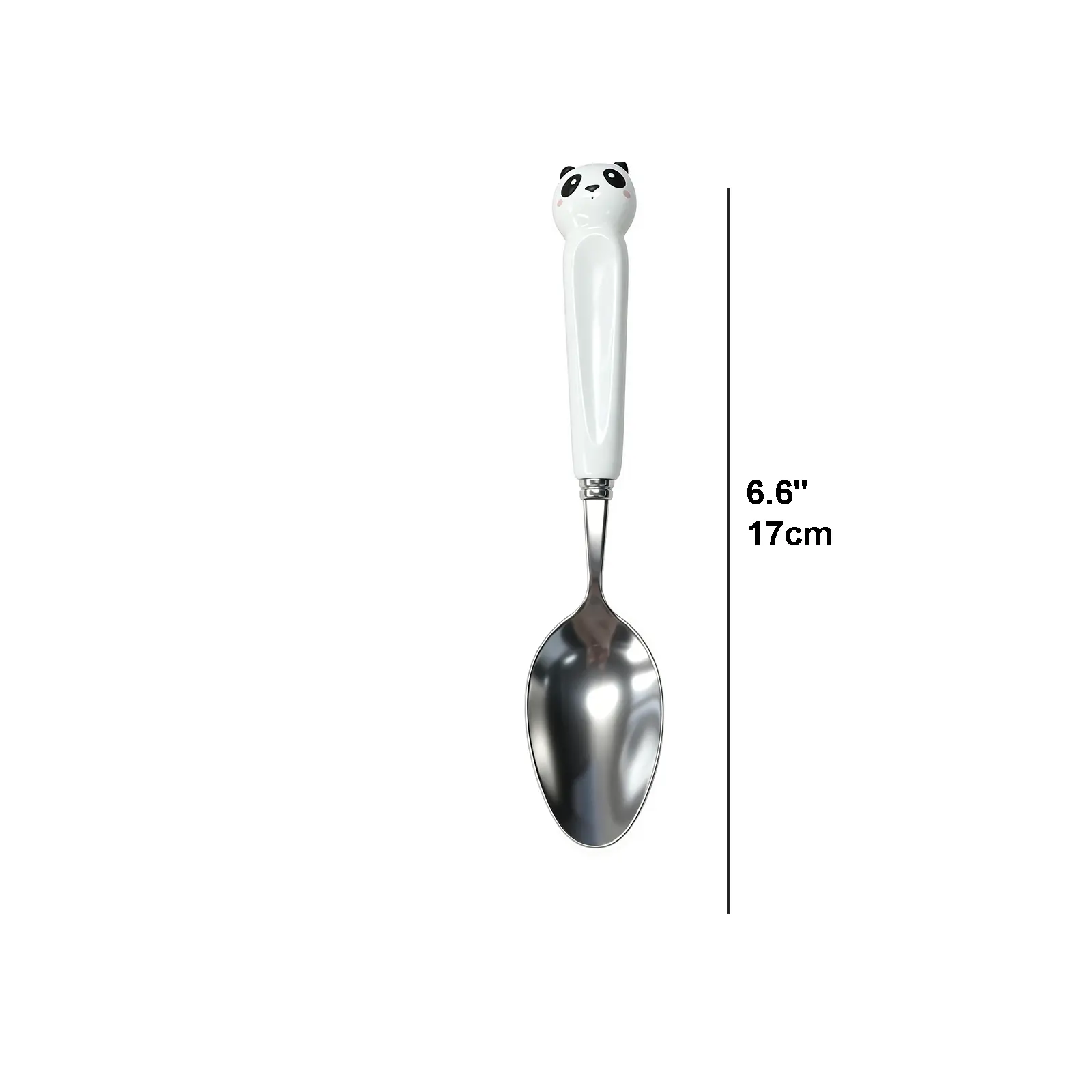 Panda Ceramic Spoon-White
