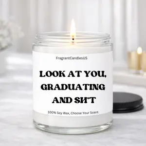 Graduation Candle Gift – Class of 2026 Gift Ideas, Personalized Candle for Best Friend, College Senior Keepsake, Meaningful Student Gift for New Beginnings, Senior 2026 Present, Best Grad Gift, Graduation Keepsake, Class of 2026 Gifts, Lavender candle