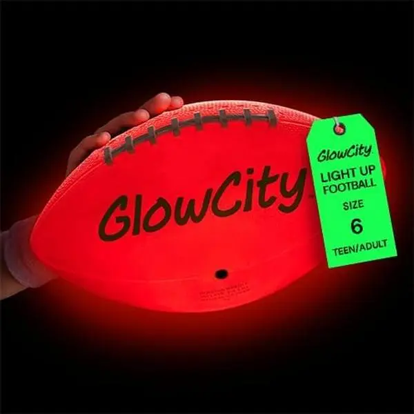 GlowCity Glow in the Dark Football — LED Light-Up GlowCity Glow in the Dark Football — LED Light-Up