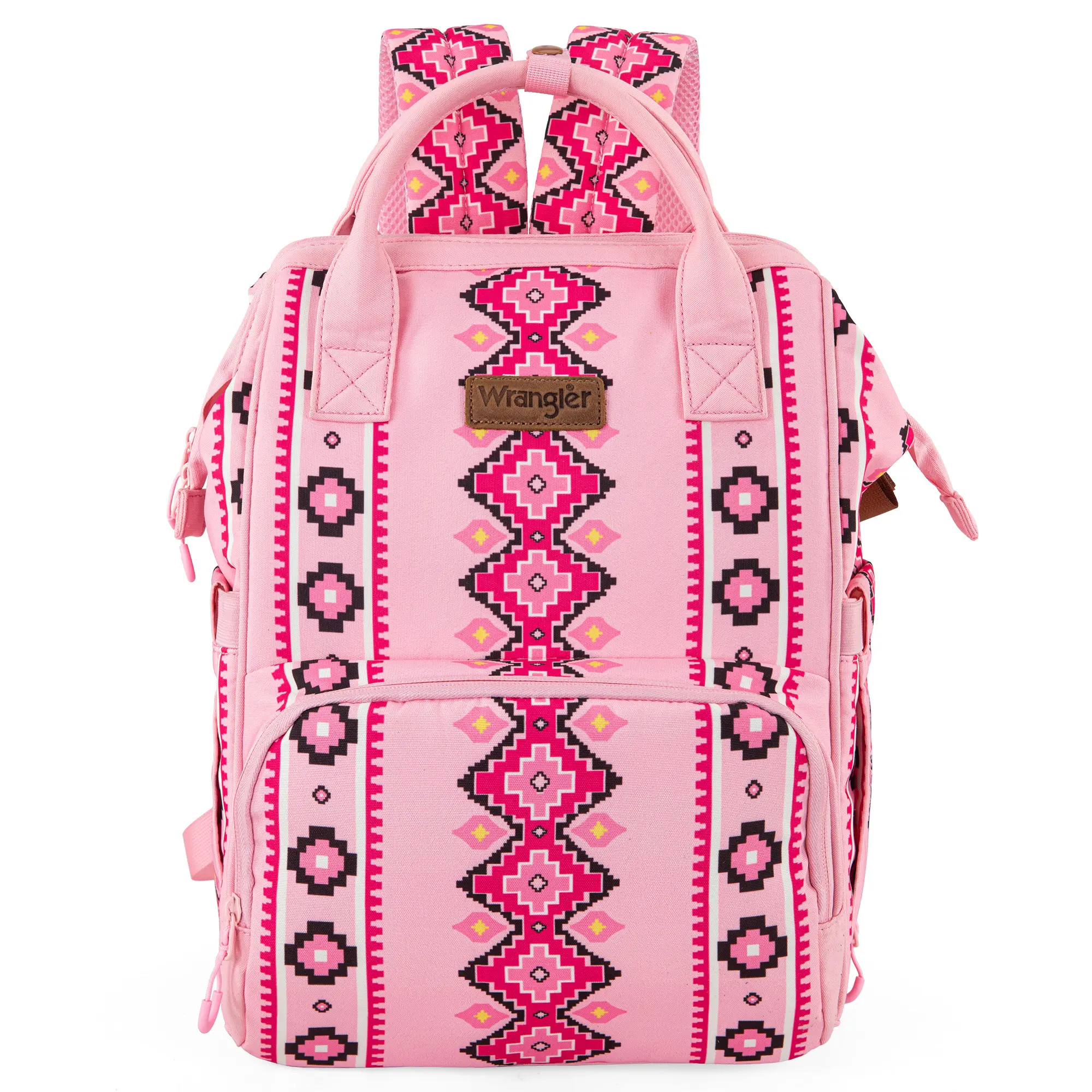 Wrangler Aztec Backpack for Women Casual Daypack Travel Bags with Side Bottle Pockets Wrangler Aztec Backpack for Women Casual Daypack Travel Bags with Side Bottle Pockets
