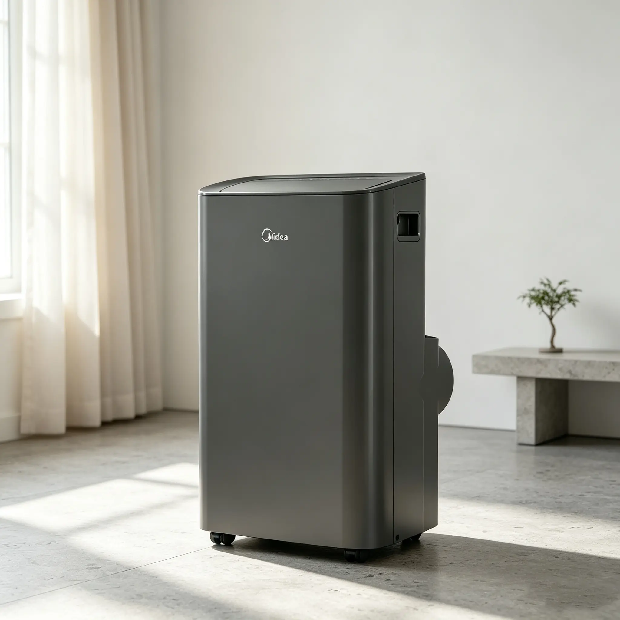 Midea Smart Portable AC 8000 BTU 12K ASHRAE Condition 3-in-1 Cooler Dehumidifier Fan 350 Sq Ft Matter Alexa Google Siri Certified Window Kit Included-Like New