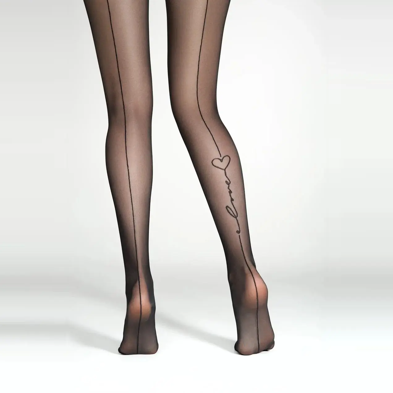 Fantasy Tights Conte Love You – Love Print Cotton Elastic Elegant Everyday