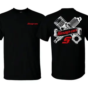 Mechanic's exclusive T-shirt with engine parts printdesign. The engine parts pattern is super eye-catching. It'sthe first choice for daily commuting and mechanic'soutfits.