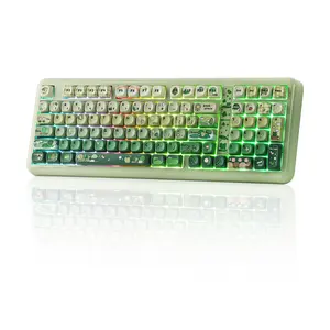 KiiBOOM Phantom98 Lite 96% Wireless Mechanical Gaming Keyboard, VIA Programmable, Creamy Keyboard with Gasket, 8000mAh Battery, Hot-Swappable, RGB Backlits, NKRO for Windows/Mac