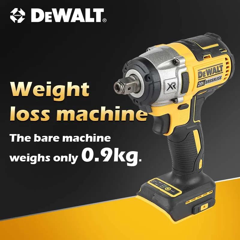 DEWALT DCF880 20V Lithium Battery Brushless Impact Wrench 205Nm Torque 3250RPM High-Speed Cordless Tool for Tire Repair Tasks